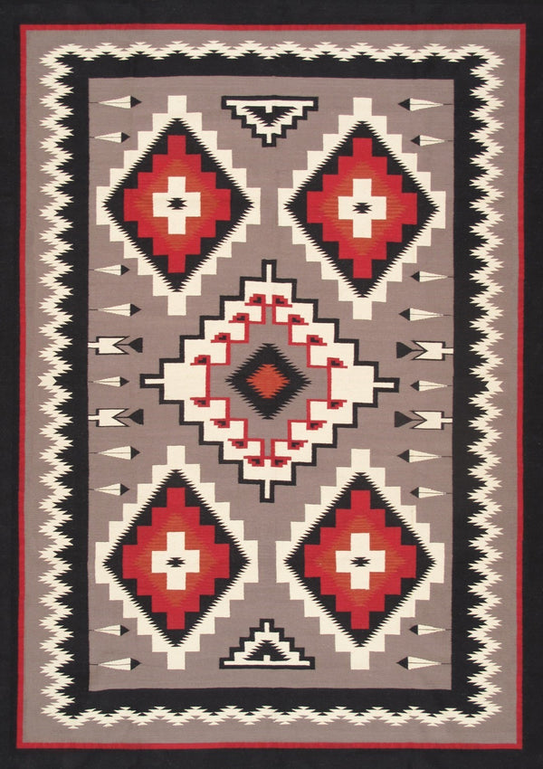Pasargad Tuscany Collection Handwoven Geometric 100% Wool Area Rug For Timeless Home Elegance   Pnt-367 10x14