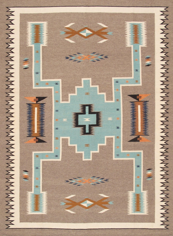 Pasargad Tuscany Collection Handwoven Geometric 100% Wool Area Rug For Timeless Home Elegance   Pnt-369 9x12