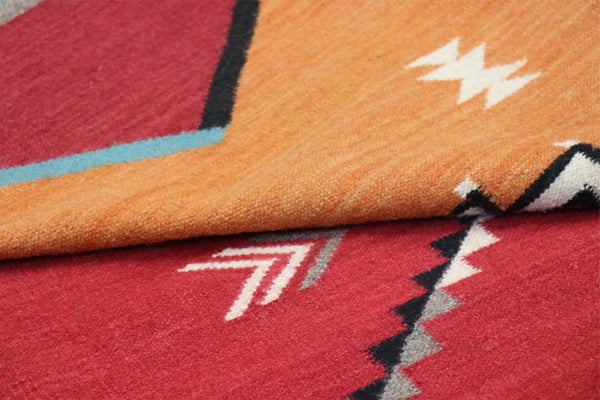 Pasargad Tuscany Collection Handwoven Geometric 100% Wool Area Rug For Timeless Home Elegance   Pnt-372 8x10