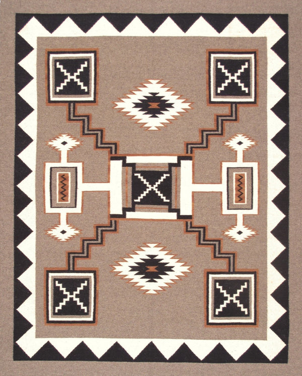 Pasargad Tuscany Collection Handwoven Geometric 100% Wool Area Rug For Timeless Home Elegance   Pnt-373 8x10