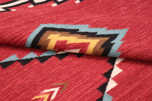 Pasargad Tuscany Collection Handwoven Geometric 100% Wool Area Rug For Timeless Home Elegance   Pnt-374 8x10