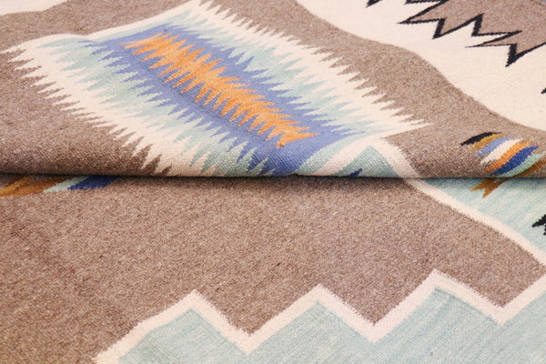 Pasargad Tuscany Collection Handwoven Geometric 100% Wool Area Rug For Timeless Home Elegance   Pnt-375 8x10