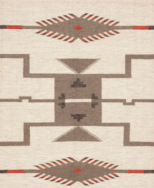 Pasargad Tuscany Collection Handwoven Geometric 100% Wool Area Rug For Timeless Home Elegance   Pnt-376 8x10