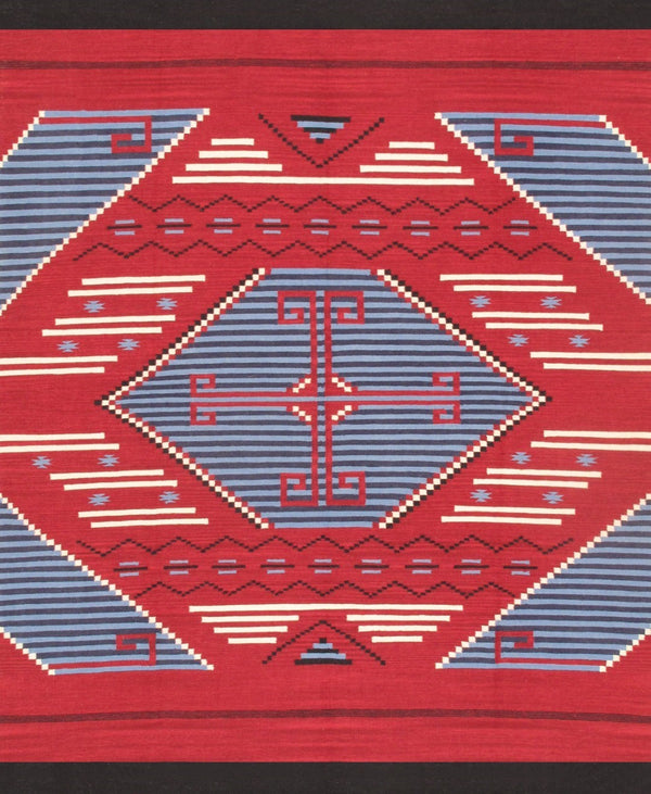 Pasargad Tuscany Collection Handwoven Geometric 100% Wool Area Rug For Timeless Home Elegance   Pnt-378 8x10