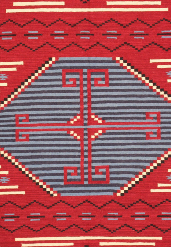 Pasargad Tuscany Collection Handwoven Geometric 100% Wool Area Rug For Timeless Home Elegance   Pnt-378 8x10