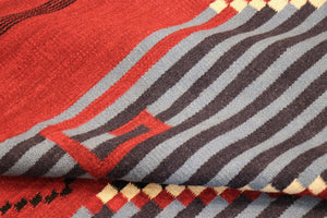 Pasargad Tuscany Collection Handwoven Geometric 100% Wool Area Rug For Timeless Home Elegance   Pnt-378 8x10