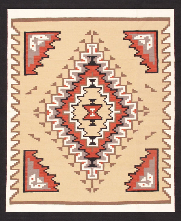 Pasargad Tuscany Collection Handwoven Geometric 100% Wool Area Rug For Timeless Home Elegance   Pnt-379 8x10
