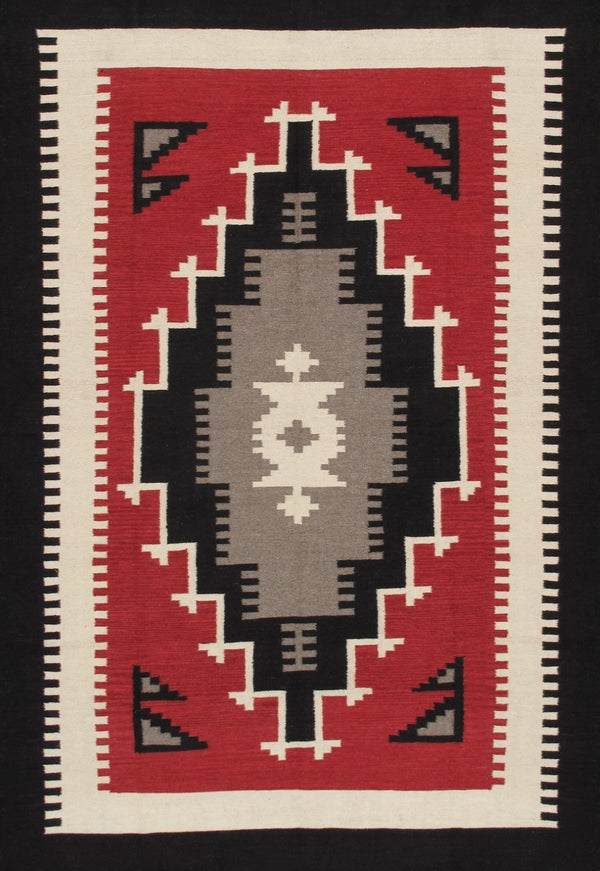 Pasargad Tuscany Collection Handwoven Geometric 100% Wool Area Rug For Timeless Home Elegance   Pnt-381 6x9