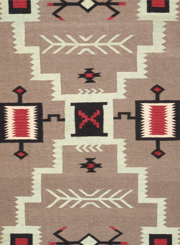 Pasargad Tuscany Collection Handwoven Geometric 100% Wool Area Rug For Timeless Home Elegance   Pnt-382 6x9