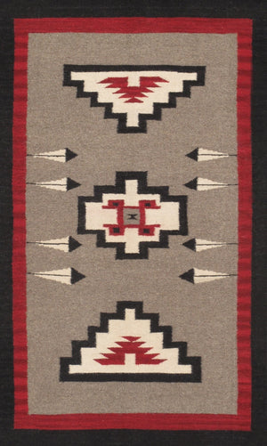Pasargad Tuscany Collection Handwoven Geometric 100% Wool Area Rug For Timeless Home Elegance   Pnt-388 3x5