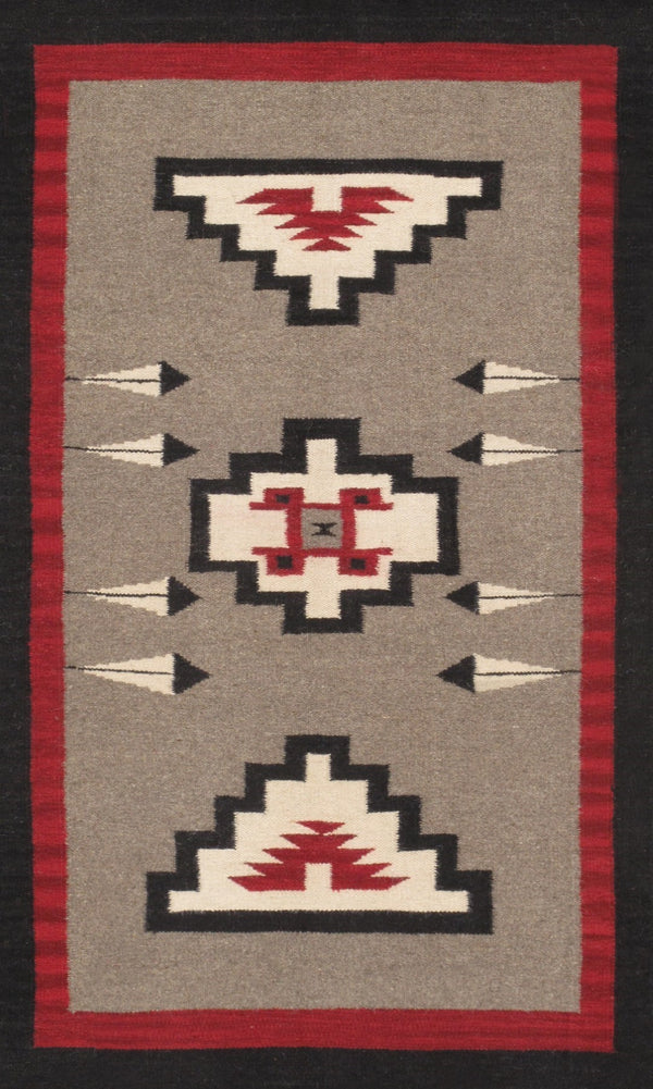 Pasargad Tuscany Collection Handwoven Geometric 100% Wool Area Rug For Timeless Home Elegance   Pnt-388 3x5