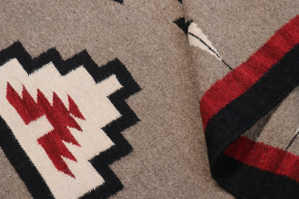 Pasargad Tuscany Collection Handwoven Geometric 100% Wool Area Rug For Timeless Home Elegance   Pnt-388 3x5