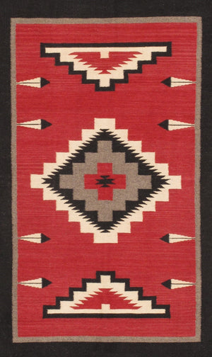 Pasargad Tuscany Collection Handwoven Geometric 100% Wool Area Rug For Timeless Home Elegance   Pnt-389 3x5