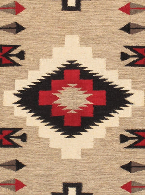 Pasargad Tuscany Collection Handwoven Geometric 100% Wool Area Rug For Timeless Home Elegance   Pnt-390 3x5