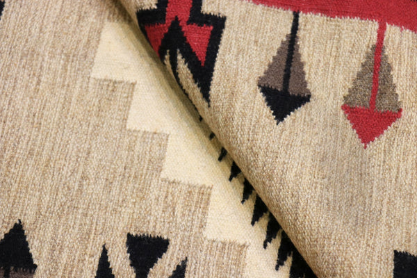 Pasargad Tuscany Collection Handwoven Geometric 100% Wool Area Rug For Timeless Home Elegance   Pnt-390 3x5