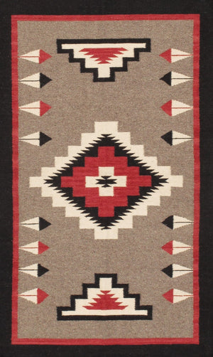 Pasargad Tuscany Collection Handwoven Geometric 100% Wool Area Rug For Timeless Home Elegance   Pnt-391 3x5