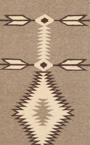 Pasargad Tuscany Collection Handwoven Geometric 100% Wool Area Rug For Timeless Home Elegance   Pnt-393 3x5