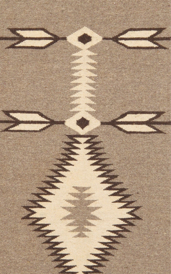 Pasargad Tuscany Collection Handwoven Geometric 100% Wool Area Rug For Timeless Home Elegance   Pnt-393 3x5