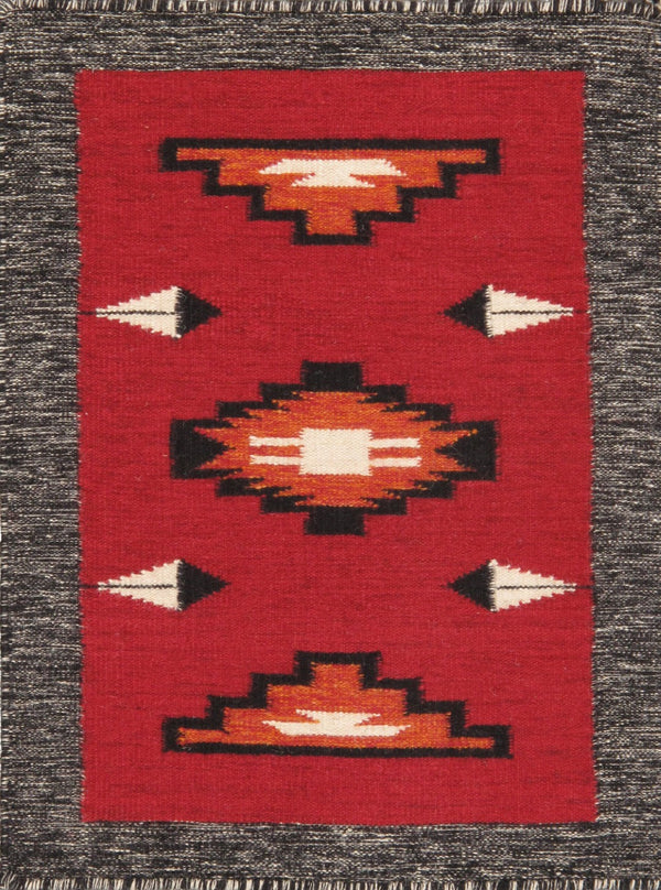 Pasargad Tuscany Collection Handwoven Geometric 100% Wool Area Rug For Timeless Home Elegance   Pnt-394 2x3