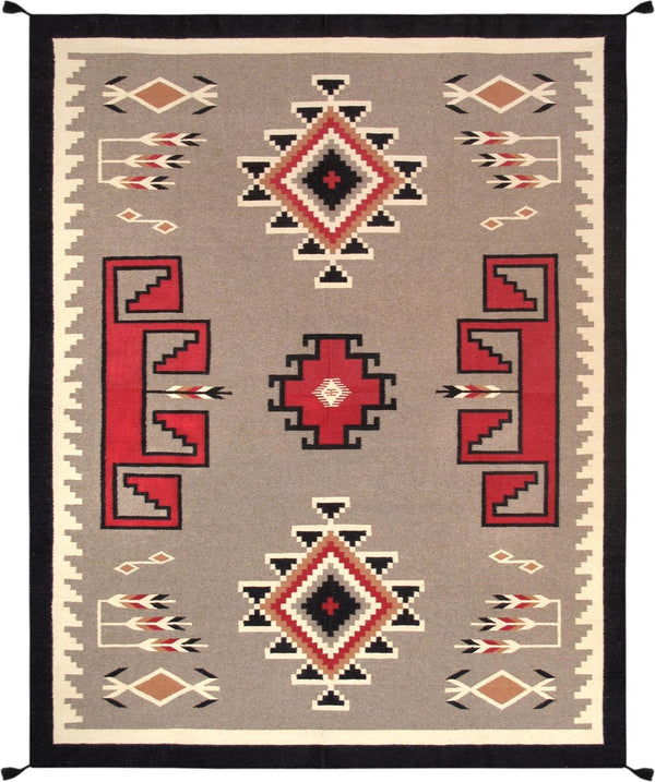Pasargad Tuscany Collection Handwoven Geometric 100% Wool Area Rug For Timeless Home Elegance   Pnt-82 8x10