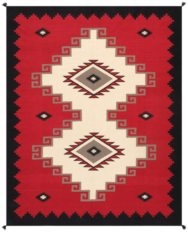Pasargad Tuscany Collection Handwoven Geometric 100% Wool Area Rug For Timeless Home Elegance   Pnt-83 8x10