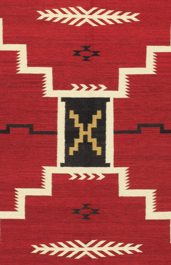 Pasargad Tuscany Collection Handwoven Geometric 100% Wool Area Rug For Timeless Home Elegance   Pnt-96 5x7