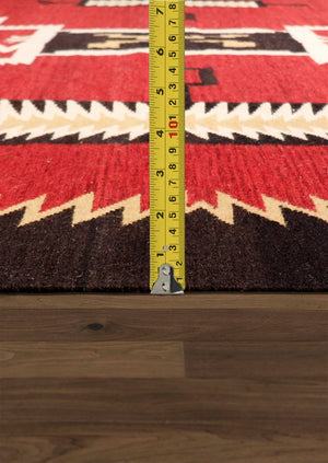 Pasargad Tuscany Collection Handwoven Geometric 100% Wool Area Rug For Timeless Home Elegance   Pnt-96 5x7