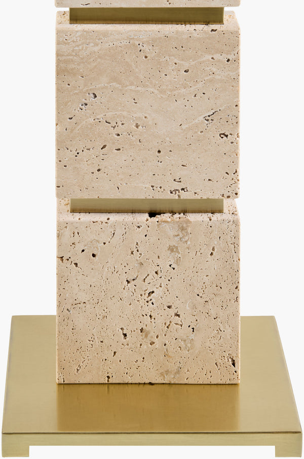 Surya Ponta 60" Accent Floor Lamp - Sophisticated Traditional Design With Warm Linen Shade For Ambiance Body, Yellow,Shade, White,Finial, Metallic ,Brass,Harp, Metallic ,Gold,Cord, Translucent Travertine,Linen,Linen,Linen,Plastic,Iron Pnt-001