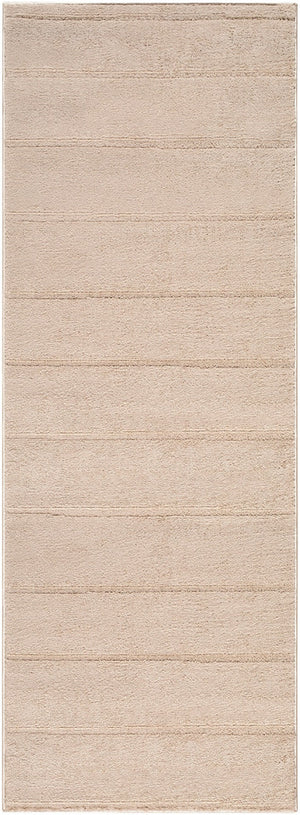Livabliss Cascade Global Bohemian Machine Woven Polyester Area Rug Plush High Pile Living Room Light Beige, Li 2'7" x 7'3" PNWCS2302-2773