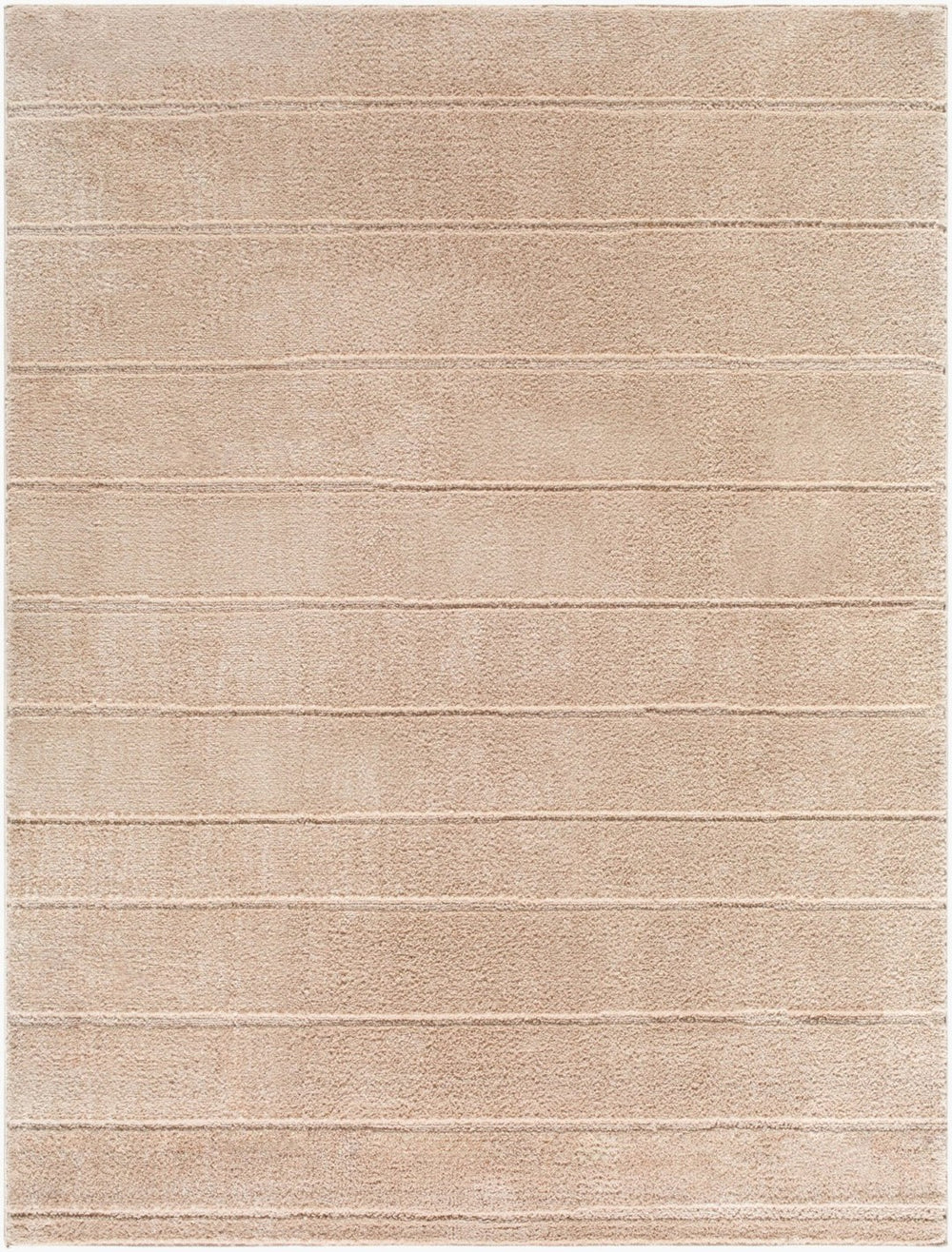 Livabliss Cascade Global Bohemian Machine Woven Polyester Area Rug Plush High Pile Living Room Light Beige, Li 6'7" x 9' PNWCS2302-679