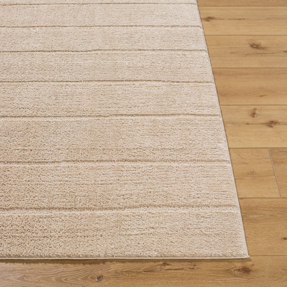 Livabliss Cascade Global Bohemian Machine Woven Polyester Area Rug Plush High Pile Living Room Light Beige, Li 6'7" x 9' PNWCS2302-679