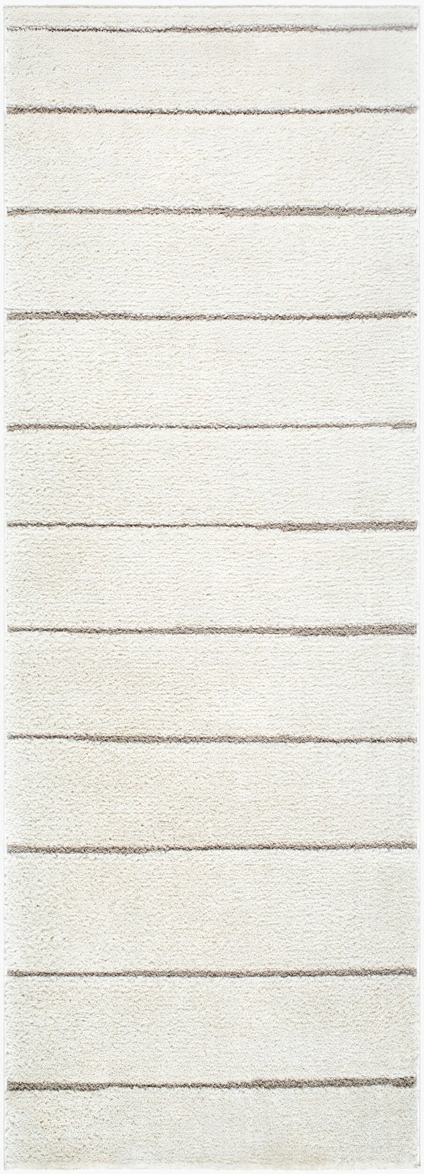 Livabliss Cascade Bohemian Global High Pile Polyester Area Rug for Large Living Rooms Ivory, Taupe 2'7" x 7'3" PNWCS2303-2773