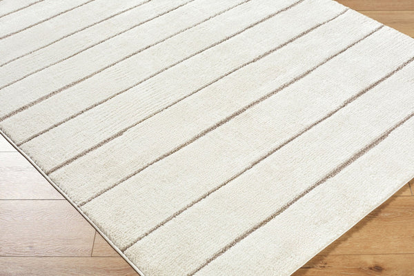 Livabliss Cascade Bohemian Global High Pile Polyester Area Rug for Large Living Rooms Ivory, Taupe 2'7" x 7'3" PNWCS2303-2773