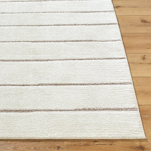 Livabliss Cascade Bohemian Global High Pile Polyester Area Rug for Large Living Rooms Ivory, Taupe 2'7" x 7'3" PNWCS2303-2773