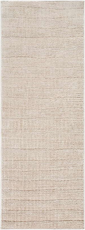 Livabliss Cascade Bohemian Global Plush Polyester Area Rug Turkey Woven for Large Living Spaces Light Beige, Li 2'7" x 7'3" PNWCS2306-2773