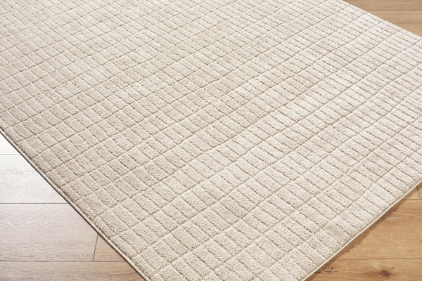 Livabliss Cascade Bohemian Global Plush Polyester Area Rug Turkey Woven for Large Living Spaces Light Beige, Li 7'10" x 10' PNWCS2306-71010