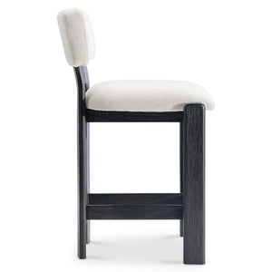 Bernhardt Bernhardt Baxter Upholstered Counter Stool with Wood Base for Kitchen or Bar L25581