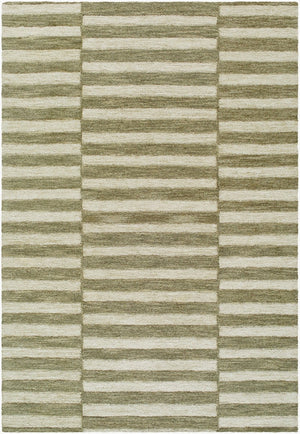 Livabliss Idaho Hand Tufted Wool Area Rug Minimalist Geometric Design for Entryway or Living Room Sage, Olive 9' x 12' PNWID2300-912