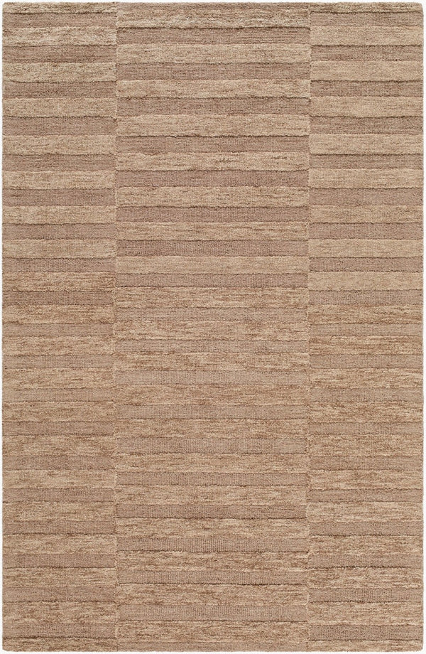 Livabliss Idaho Hand Tufted Wool Area Rug Minimalist Pile for Entryways and Modern Interiors Beige, Taupe 2' x 3' PNWID2302-23