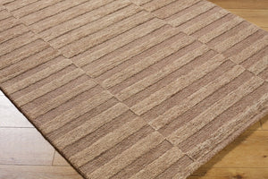 Livabliss Idaho Hand Tufted Wool Area Rug Minimalist Pile for Entryways and Modern Interiors Beige, Taupe 2' x 3' PNWID2302-23
