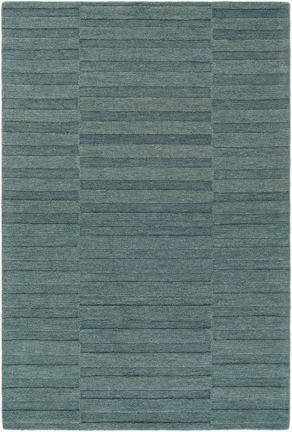 Livabliss Idaho Handmade Wool Accent Rug Artisan Tufted Minimalist Design for Entryway Slate Blue, Cha 8' x 10' PNWID2303-810