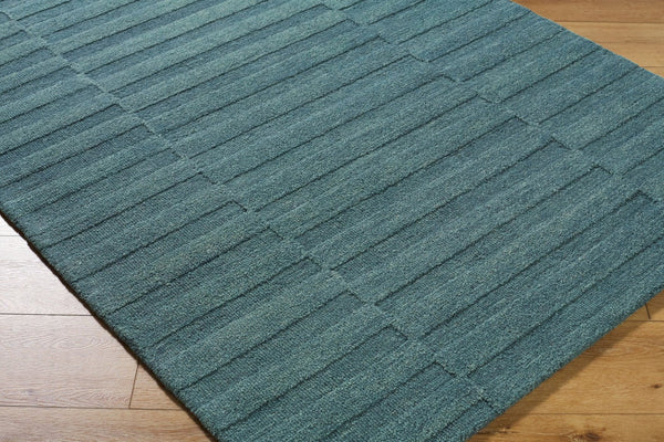 Livabliss Idaho Handmade Wool Accent Rug Artisan Tufted Minimalist Design for Entryway Slate Blue, Cha 8' x 10' PNWID2303-810