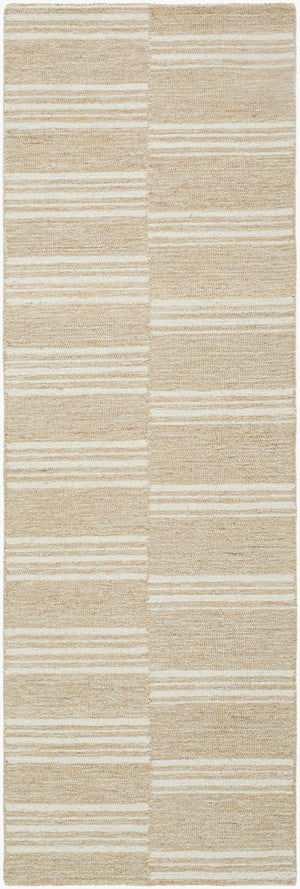 Livabliss Idaho Hand Tufted Wool Area Rug Bohemian Global Artisan Accent for Entryways Sandstone, Ivor 2'6" x 8' PNWID2304-268