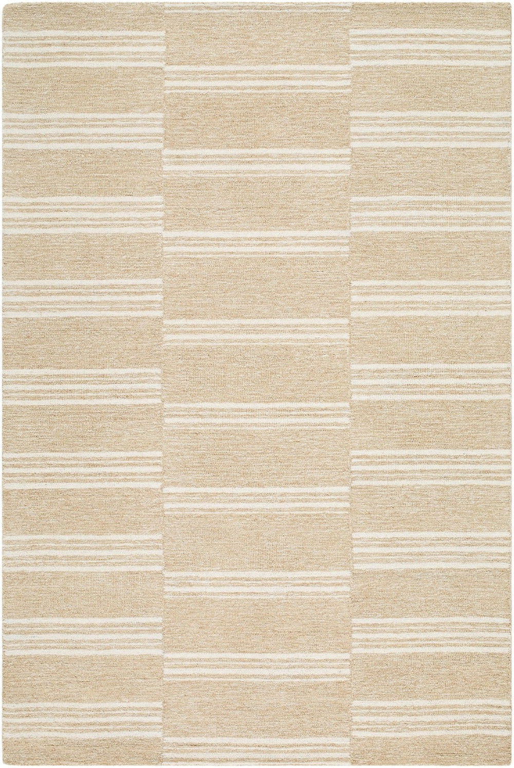 Livabliss Idaho Hand Tufted Wool Area Rug Bohemian Global Artisan Accent for Entryways Sandstone, Ivor 2' x 3' PNWID2304-23