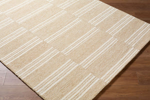 Livabliss Idaho Hand Tufted Wool Area Rug Bohemian Global Artisan Accent for Entryways Sandstone, Ivor 2' x 3' PNWID2304-23