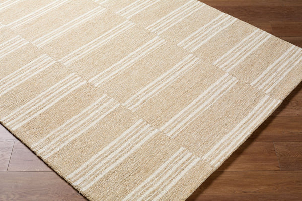 Livabliss Idaho Hand Tufted Wool Area Rug Bohemian Global Artisan Accent for Entryways Sandstone, Ivor 2' x 3' PNWID2304-23