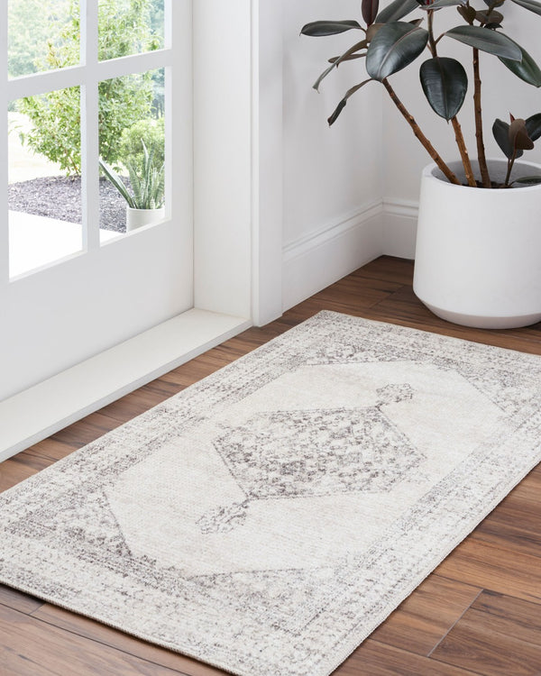 Livabliss Olympic Medallion Filigree Machine Woven Polyester Rug for Living and Dining Rooms Tan, Brown 2'7" x 12' PNWOL2300-2712