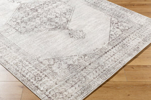 Livabliss Olympic Medallion Filigree Machine Woven Polyester Rug for Living and Dining Rooms Tan, Brown 5'3" x 7' PNWOL2300-537