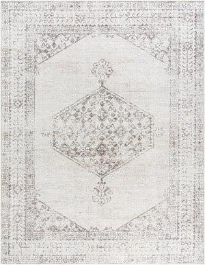 Livabliss Olympic Medallion Filigree Machine Woven Polyester Rug for Living and Dining Rooms Tan, Brown 7'10" x 10' PNWOL2300-71010