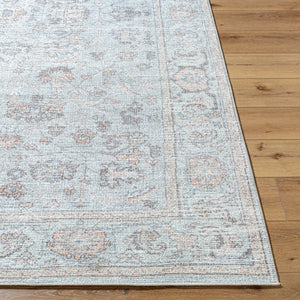 Livabliss Olympic Faded Filigree Area Rug Polyester Traditional Style for Living Rooms Gray, Tan 9'2" x 12' PNWOL2303-9212